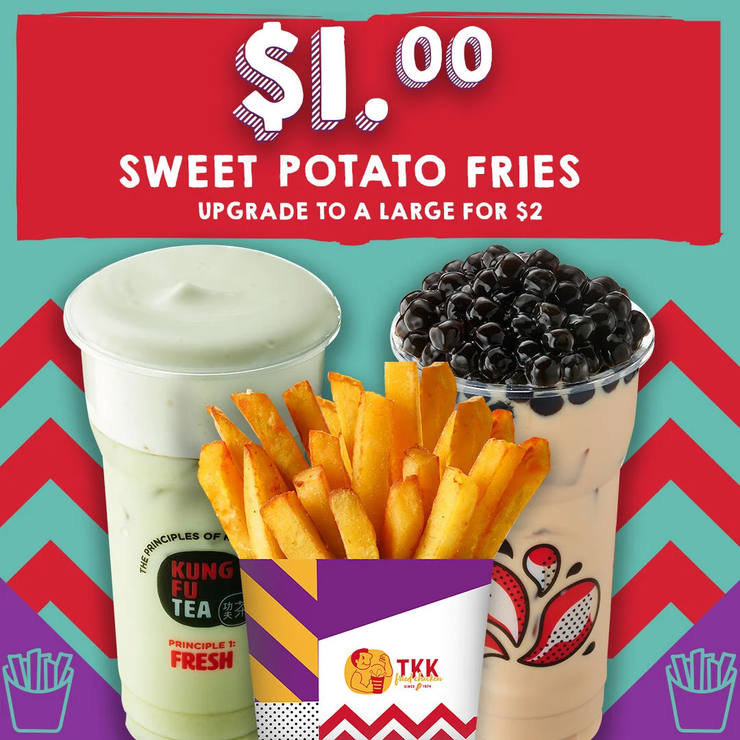 たっきーたっきー $1 Sweet Potato Fries — TKK Fried Chicken